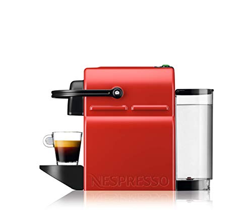 Zenory Inissia – Machine à Café à Capsules, Réservoir 0,7 L, Rouge Rubis