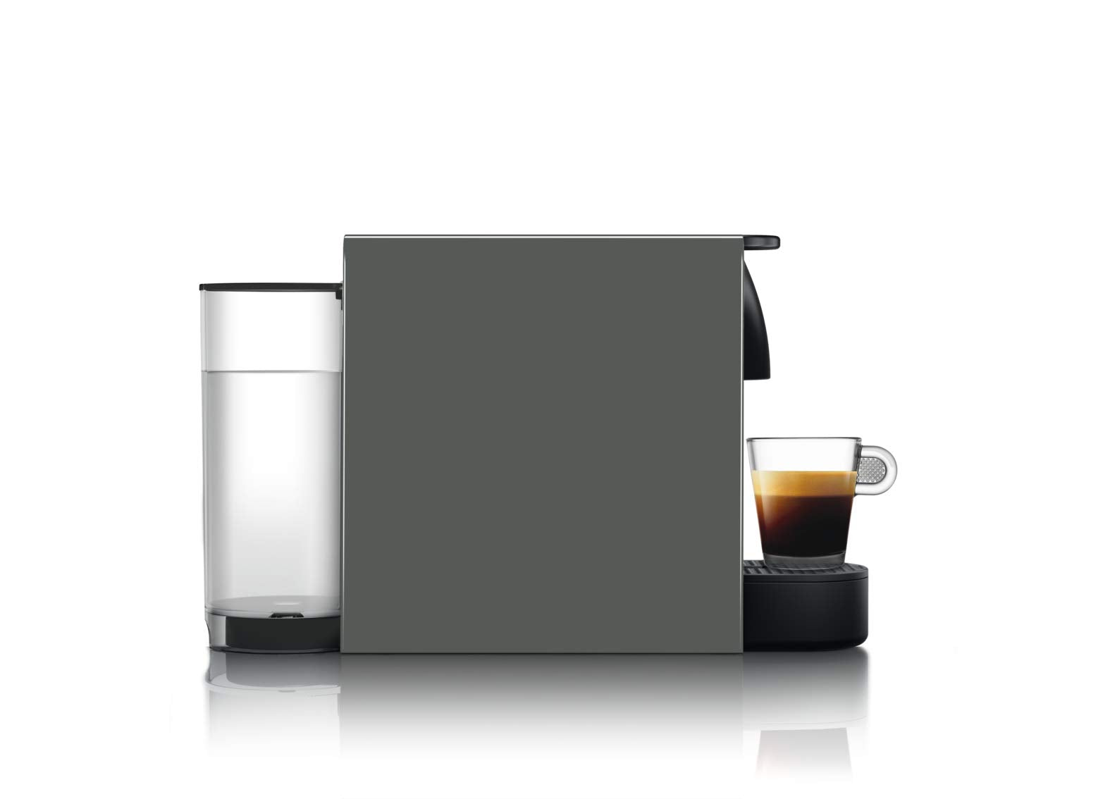 Zenory Essenza Mini – Machine à Café à Capsules, Design Épuré, Gris Intense