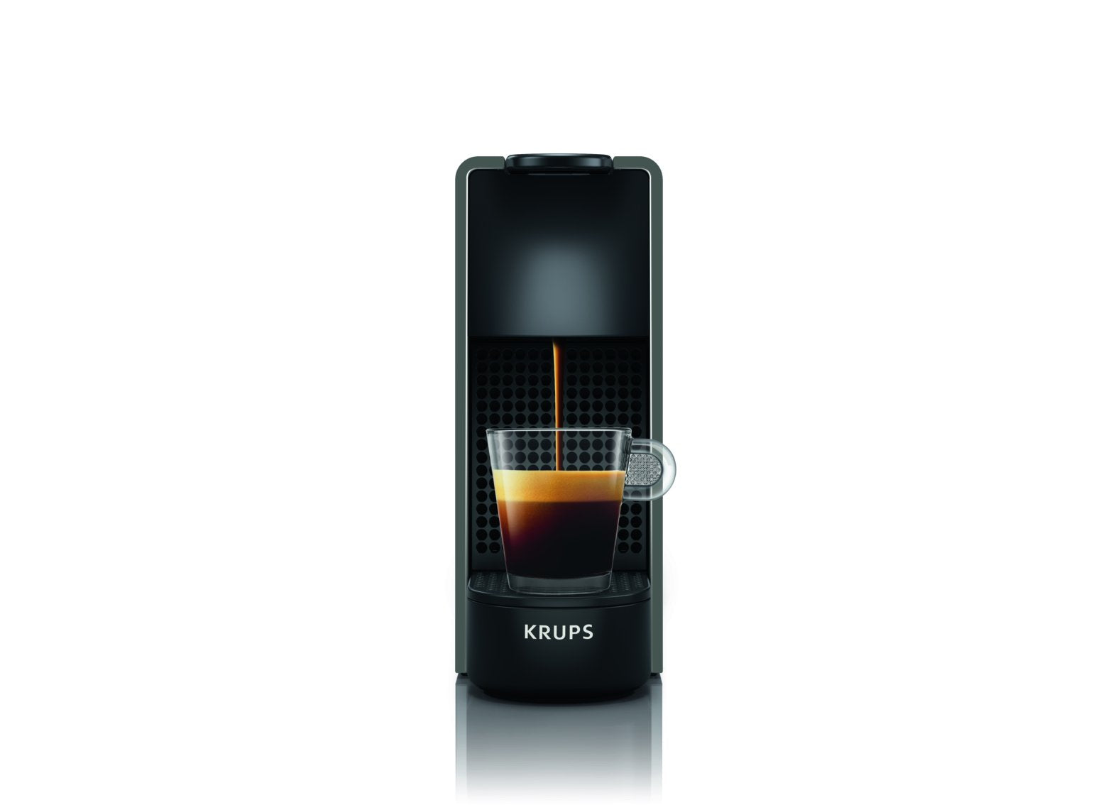 Zenory Essenza Mini – Machine à Café à Capsules, Design Épuré, Gris Intense