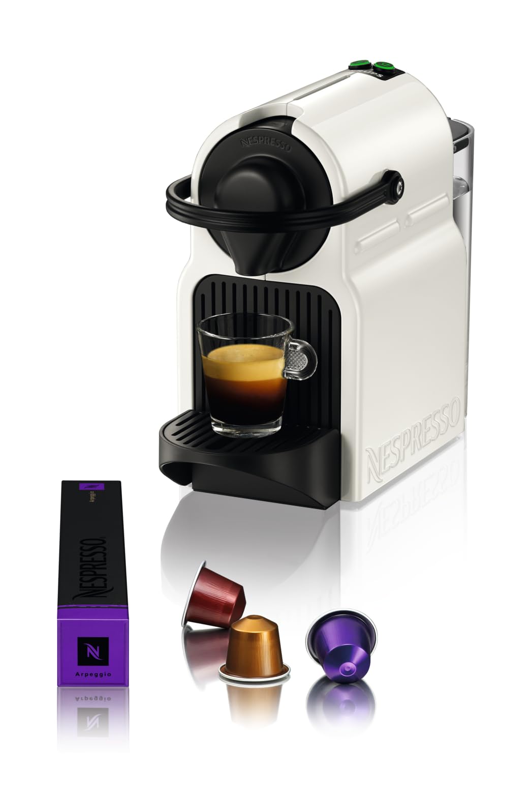 Zenory Inissia – Cafetière Espresso à Capsules, 19 Bars, Réservoir 0,7 L, Blanche