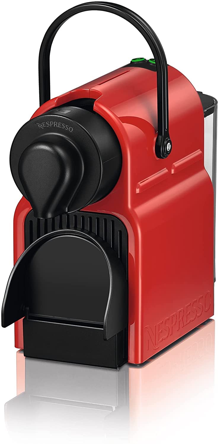 Zenory Inissia – Machine à Café à Capsules, Réservoir 0,7 L, Rouge Rubis