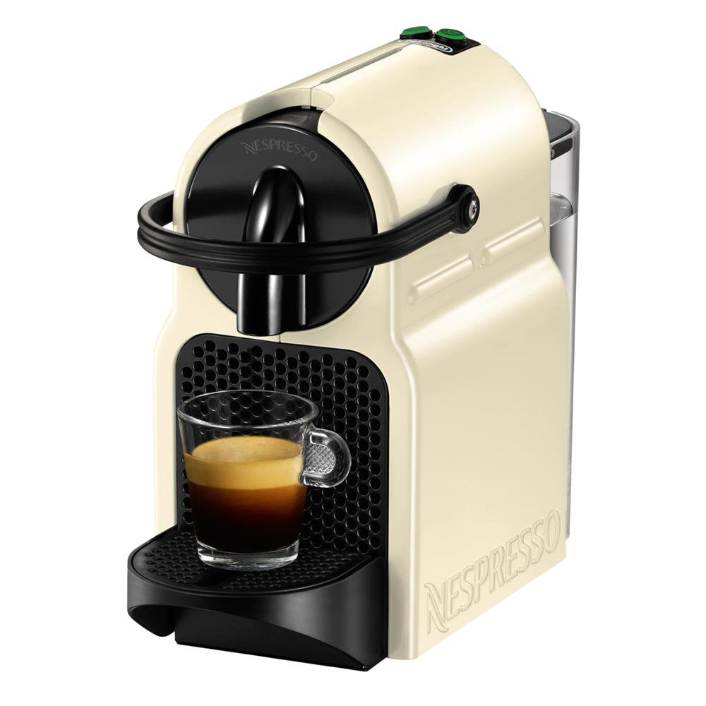 Zenory Inissia – Machine à Café à Capsules, Design Compact, 19 Bars, Crème Vanille