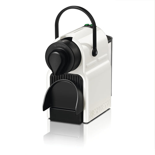 Zenory Inissia – Cafetière à Capsules, 19 Bars, Grille Repliable, Blanche Mat & Brillant