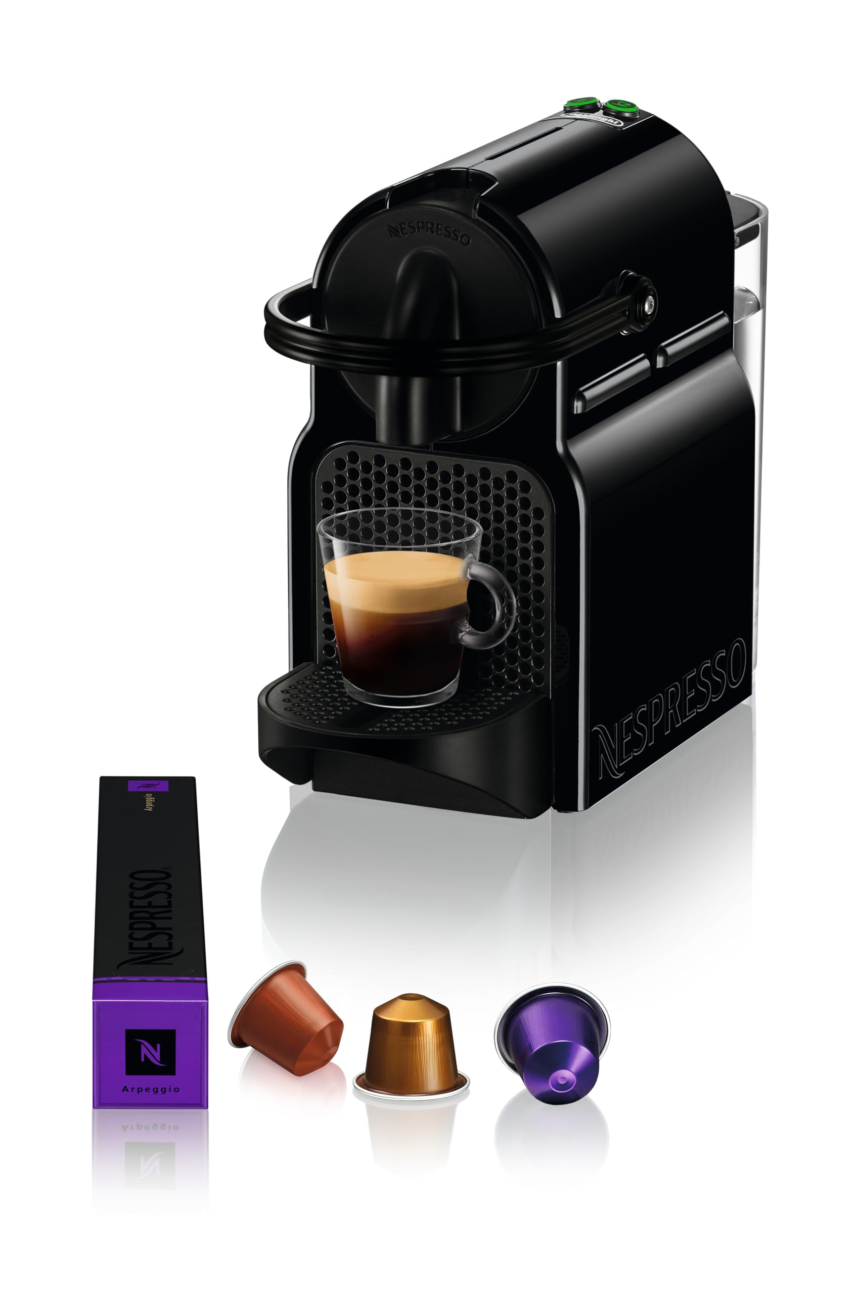 Zenory Inissia – Machine à Café à Capsules, Design Compact, 19 Bars, Noir